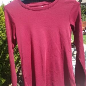 Eddie Bauer Long Sleeve Red Shirt